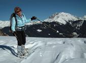 Monte Scanapà, balcone panoramico verso la Regina delle Orobie il 19 febbraio 2011